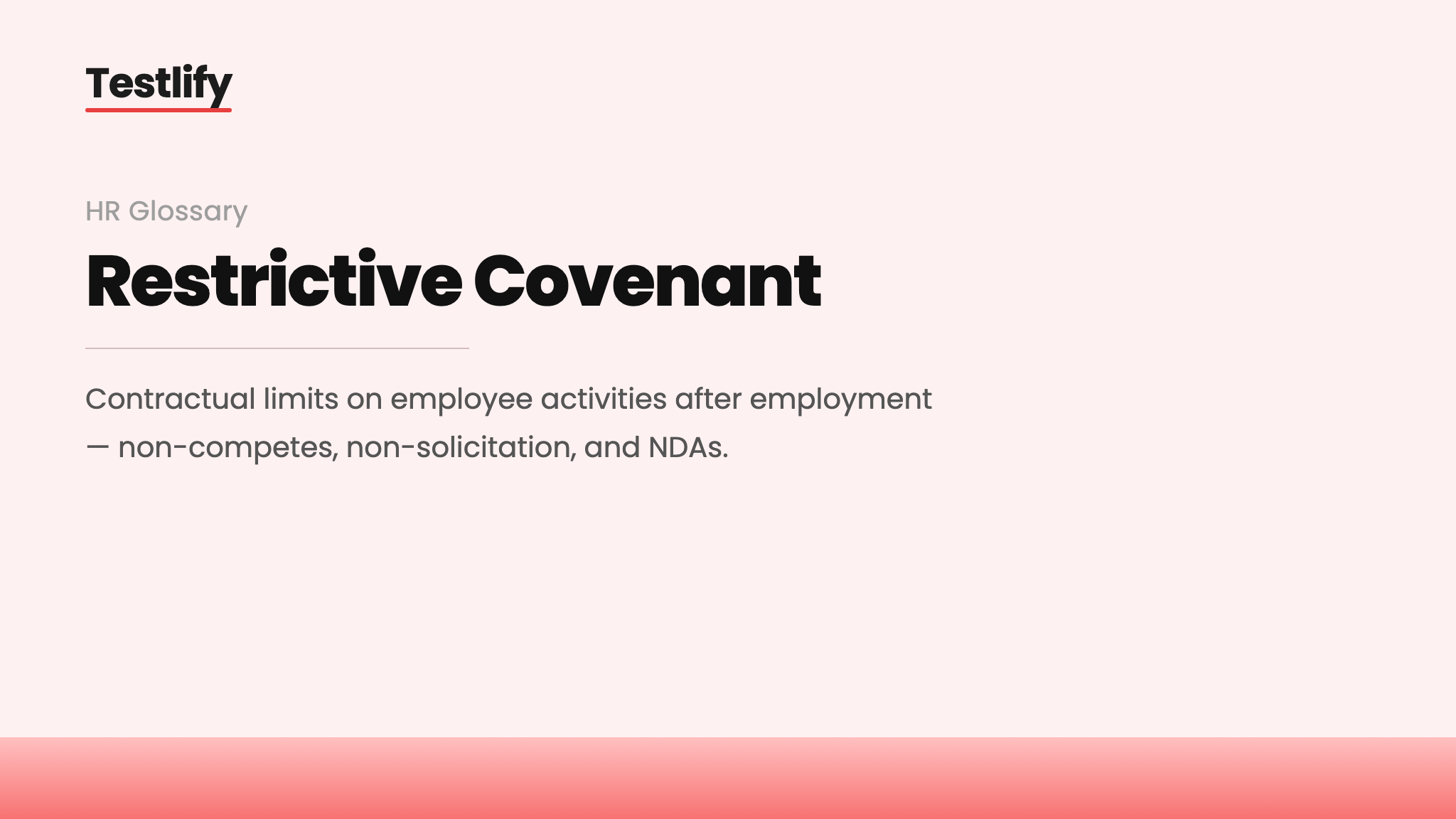 Image showing the meaning of a restrictive covenant