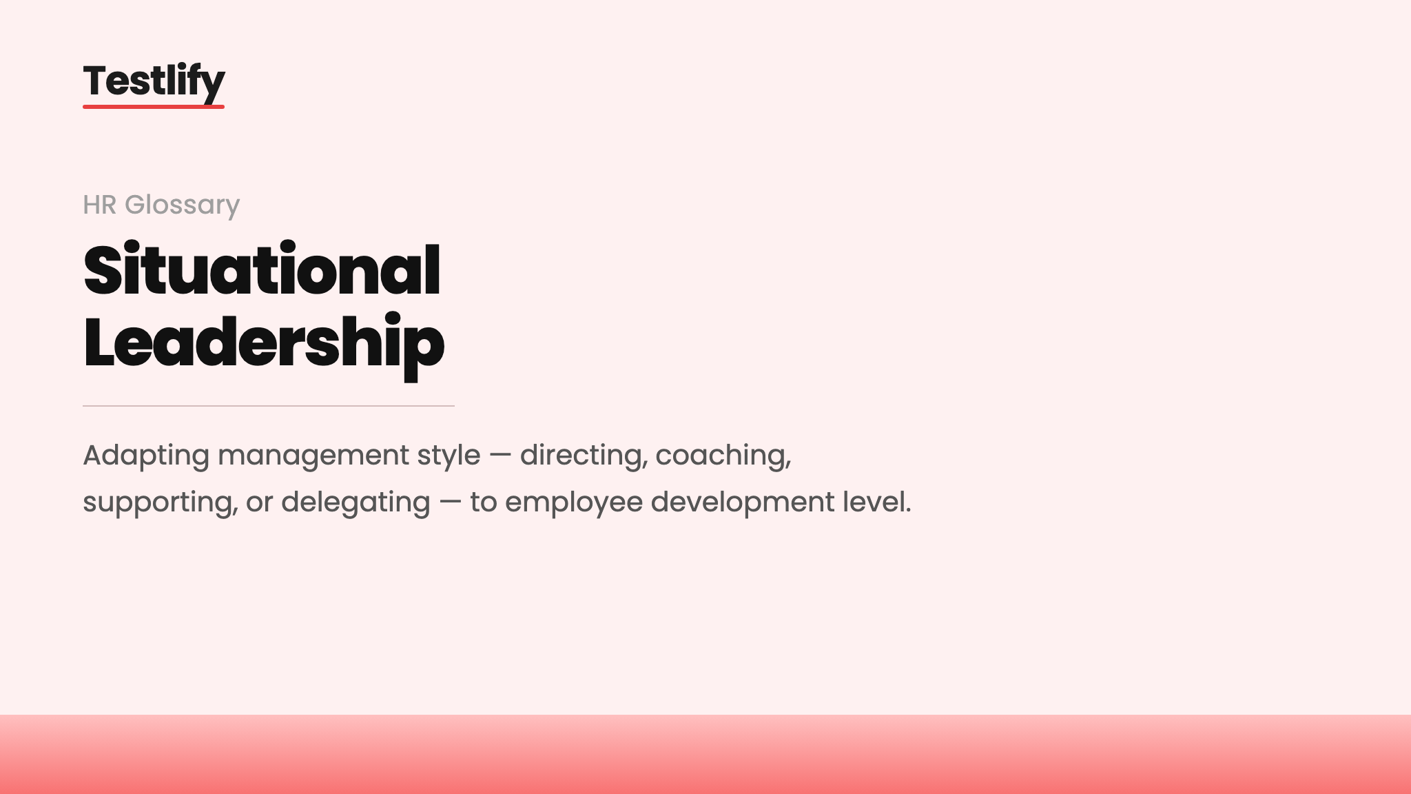 Image showing the meaning of situational leadership