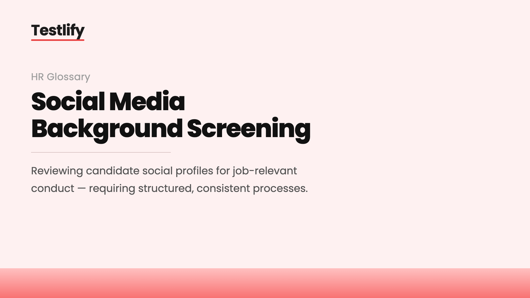 Image showing the meaning of social media background screening