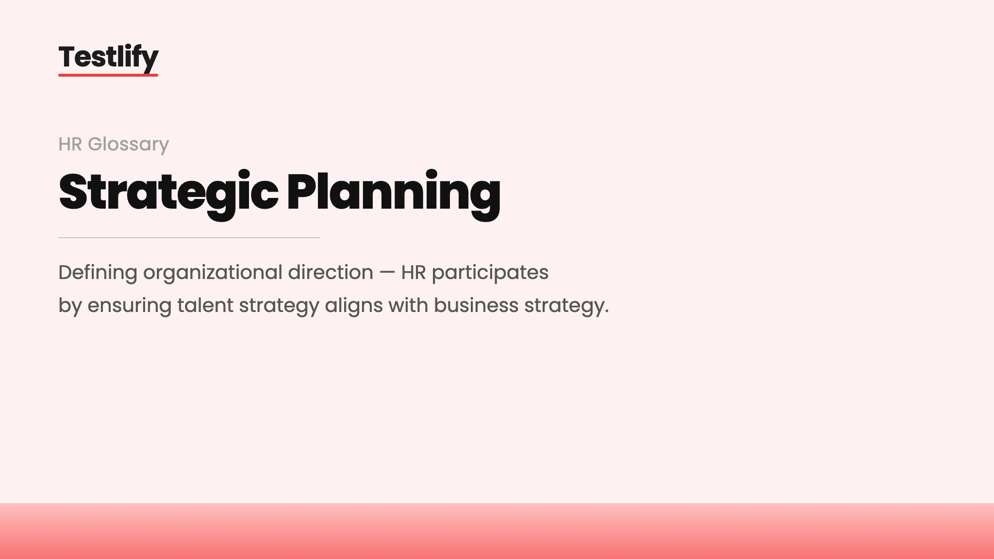 Image showing the meaning of strategic planning