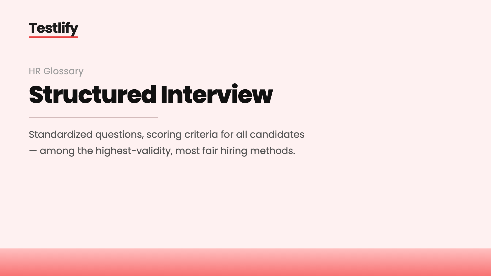 Image showing the meaning of structured interview