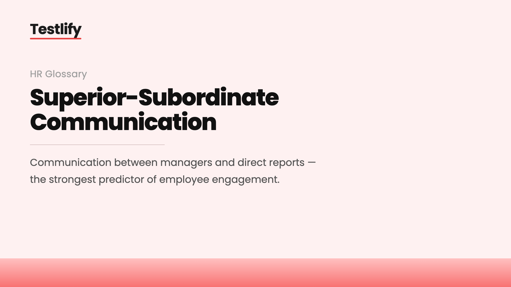 Image showing the meaning of superior-subordinate communication