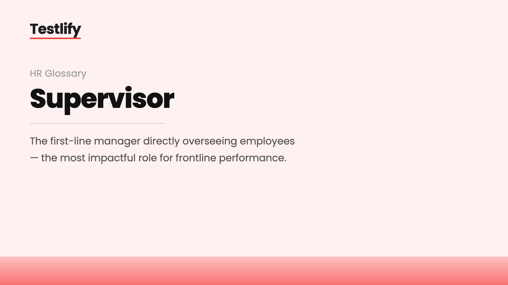Image showing the meaning of a supervisor