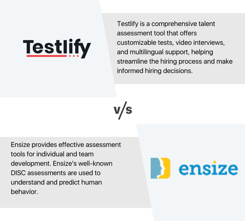 Ensize alternative