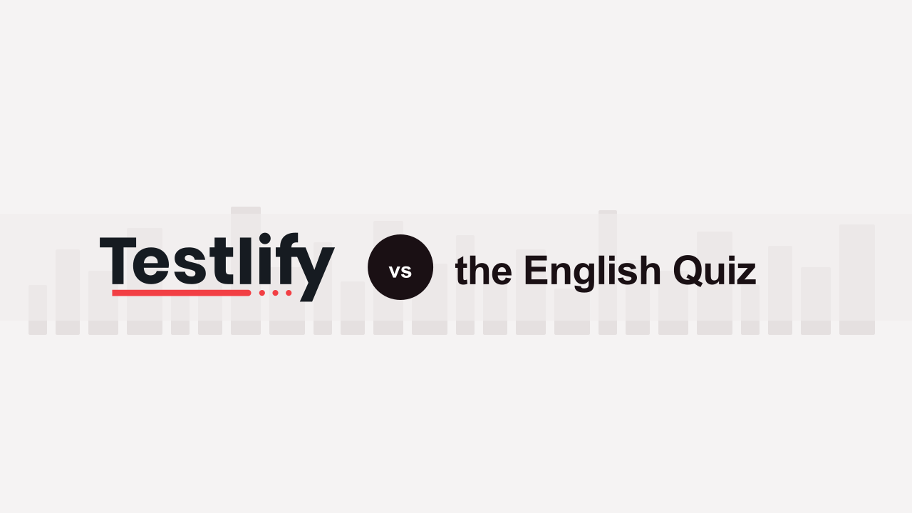 Testlify vs the English Quiz: A detailed comparison