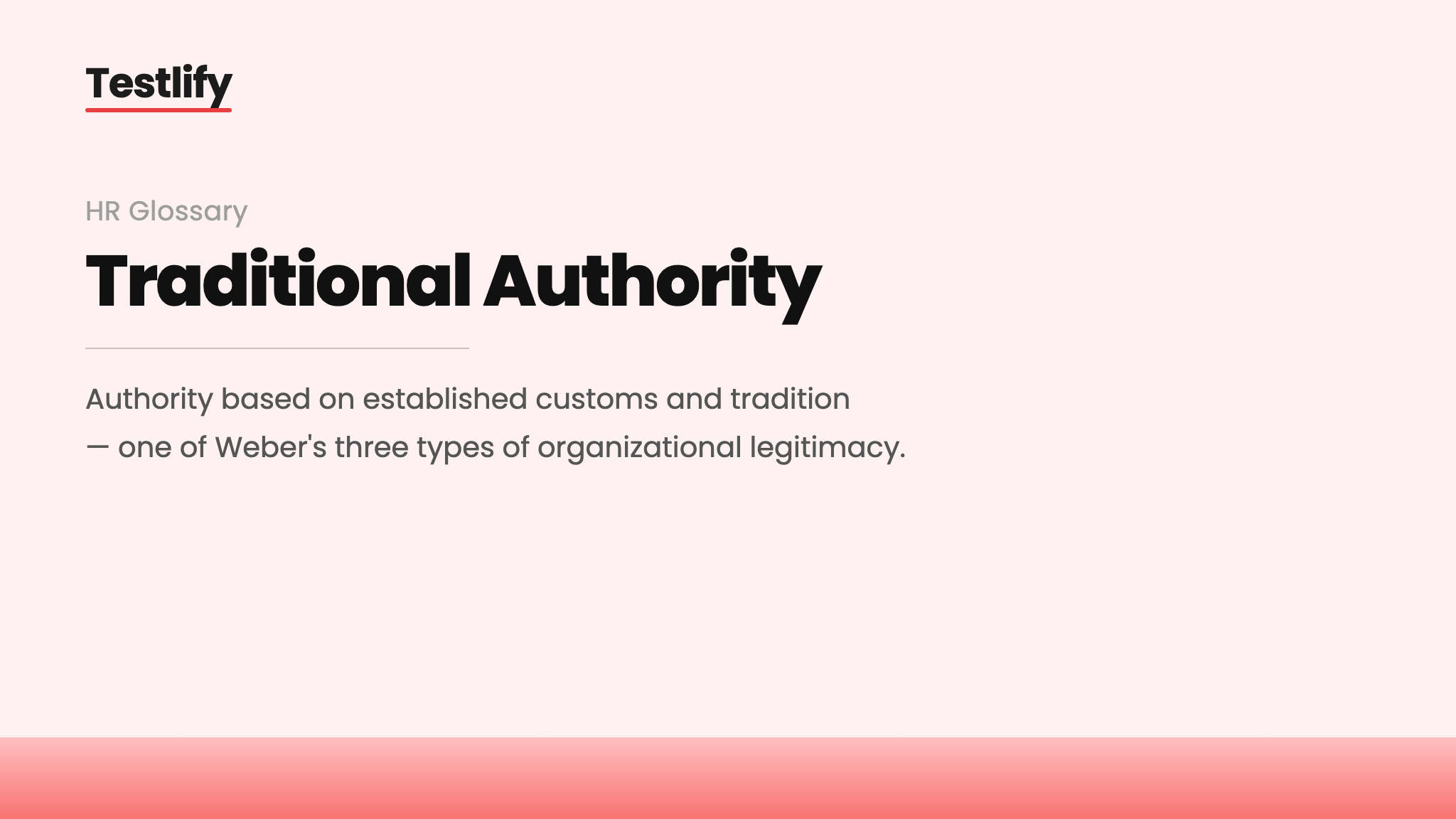 Image showing the meaning of traditional authority