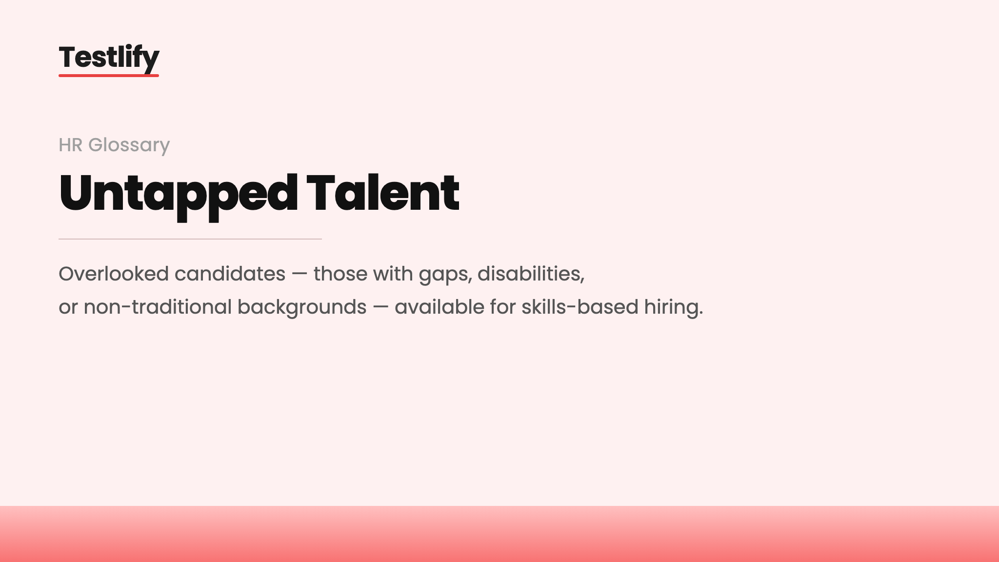 Image showing the meaning of untapped talent