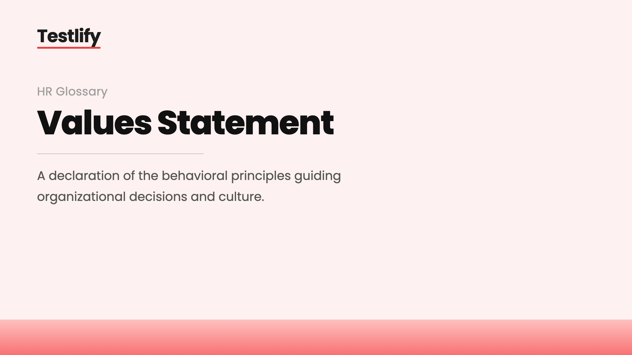 Image showing the meaning of a values statement