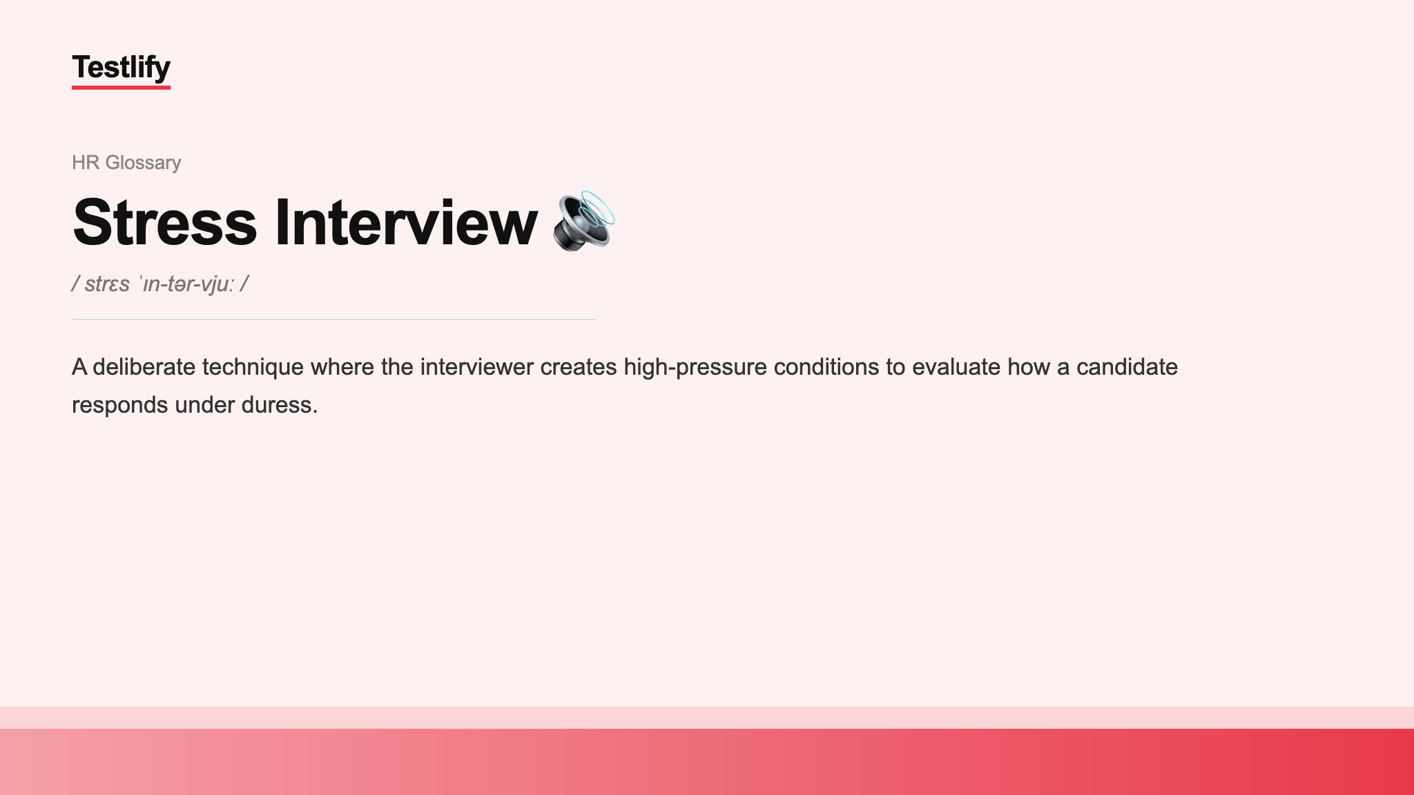 Image showing the meaning of stress interview