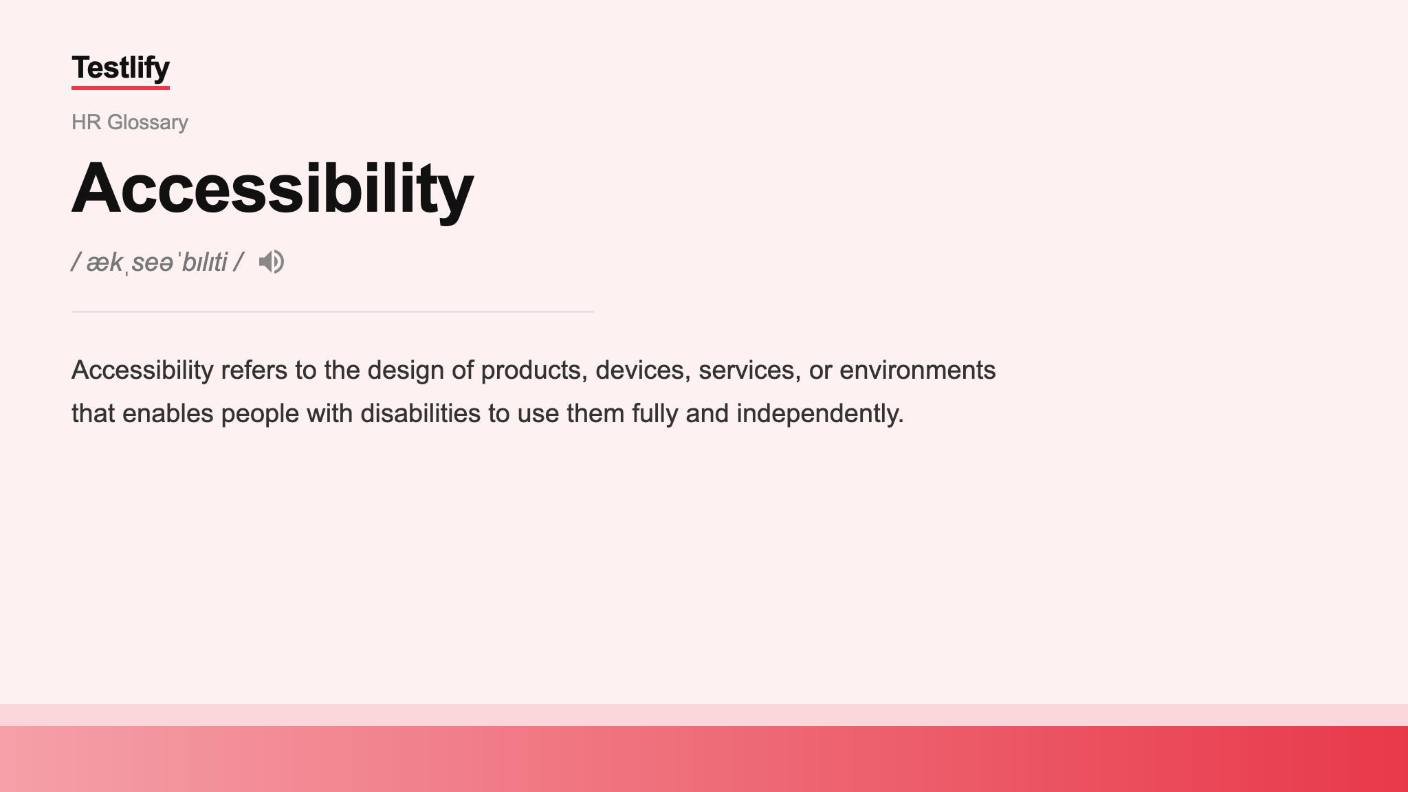Image showing the meaning of accessibility