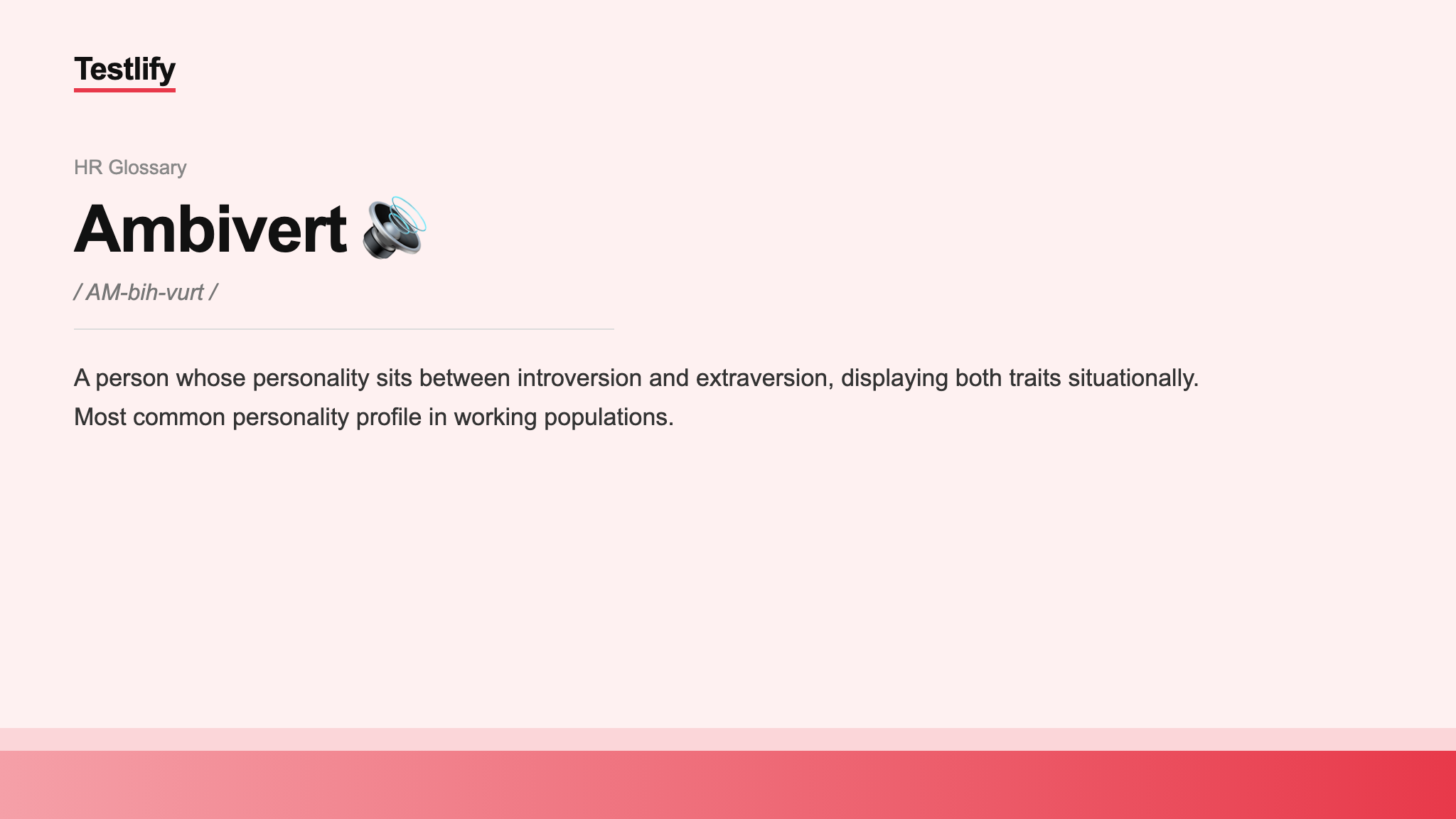 Image showing the meaning of Ambivert