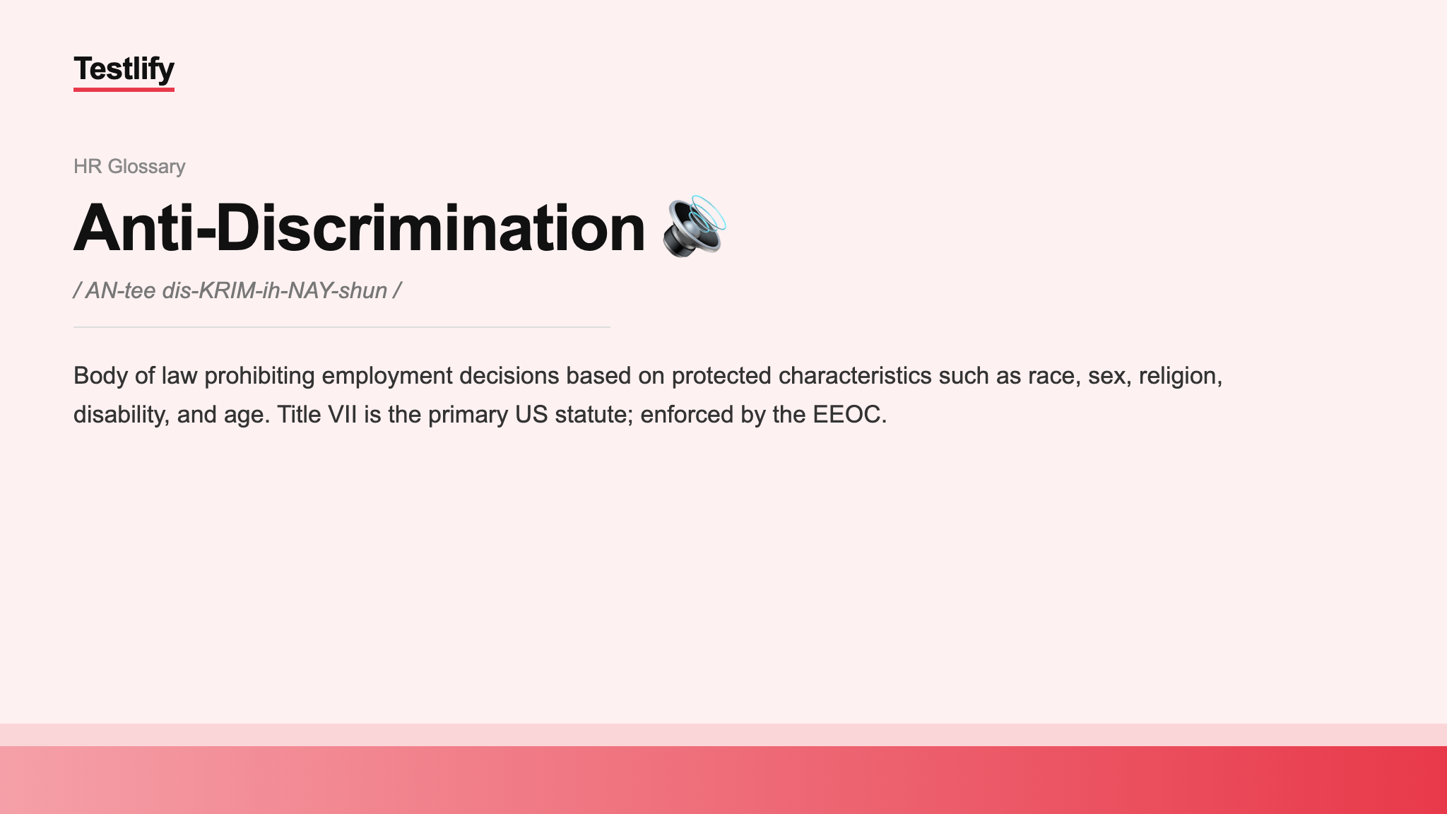 Image showing the meaning of Anti-Discrimination
