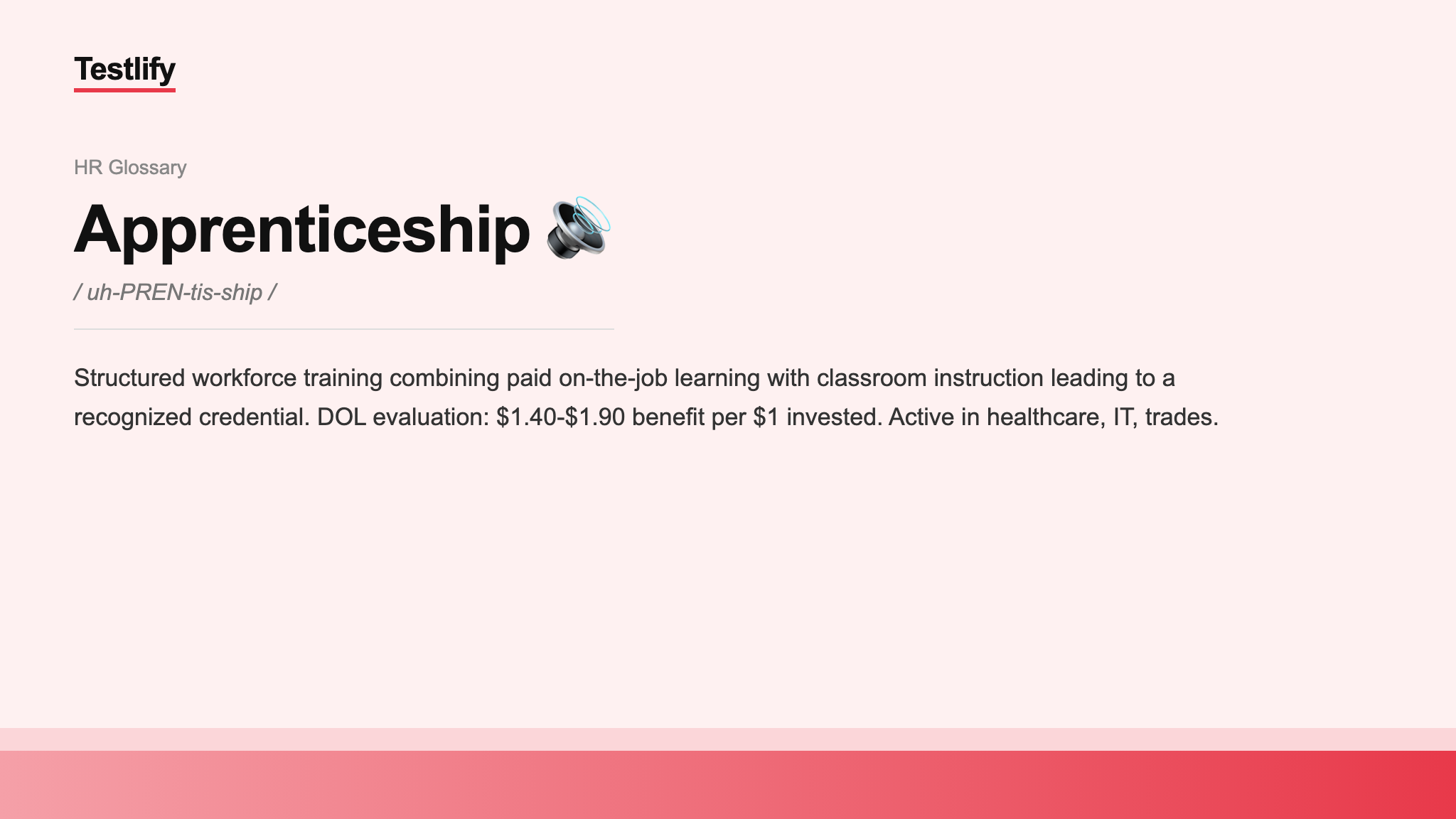 Image showing the meaning of Apprenticeship