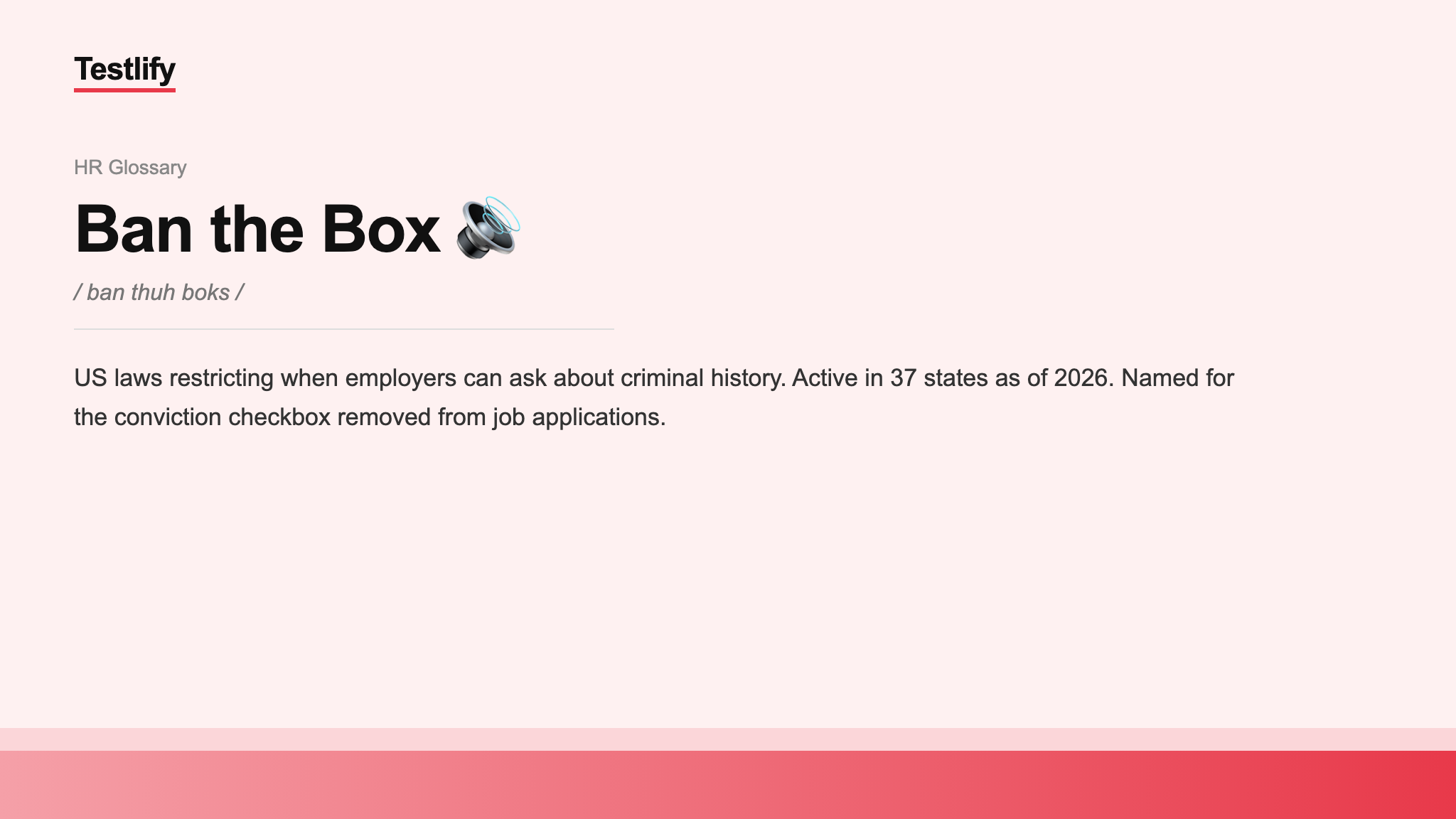 Image showing the meaning of Ban the Box