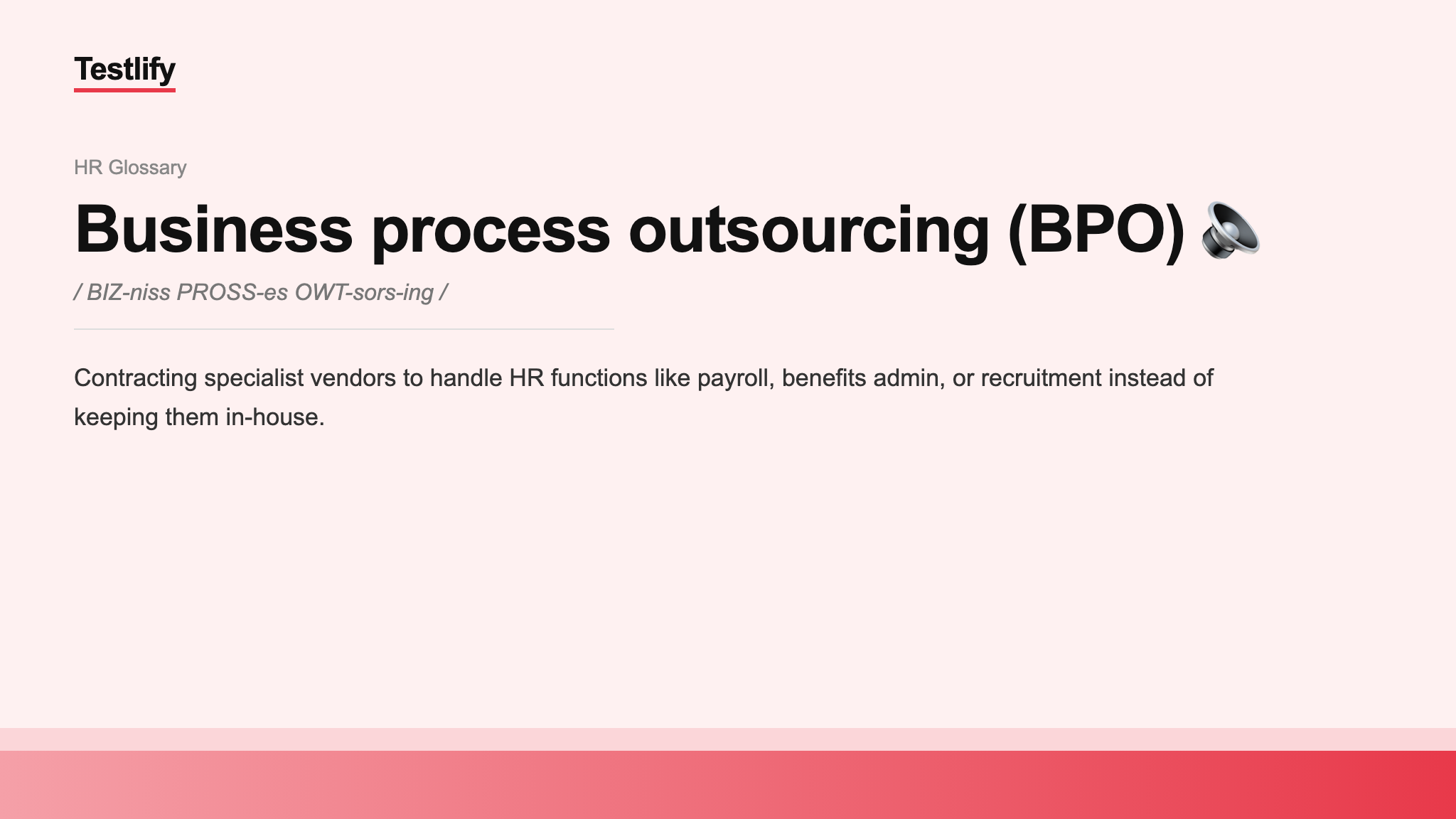 Image showing the meaning of business process outsourcing BPO