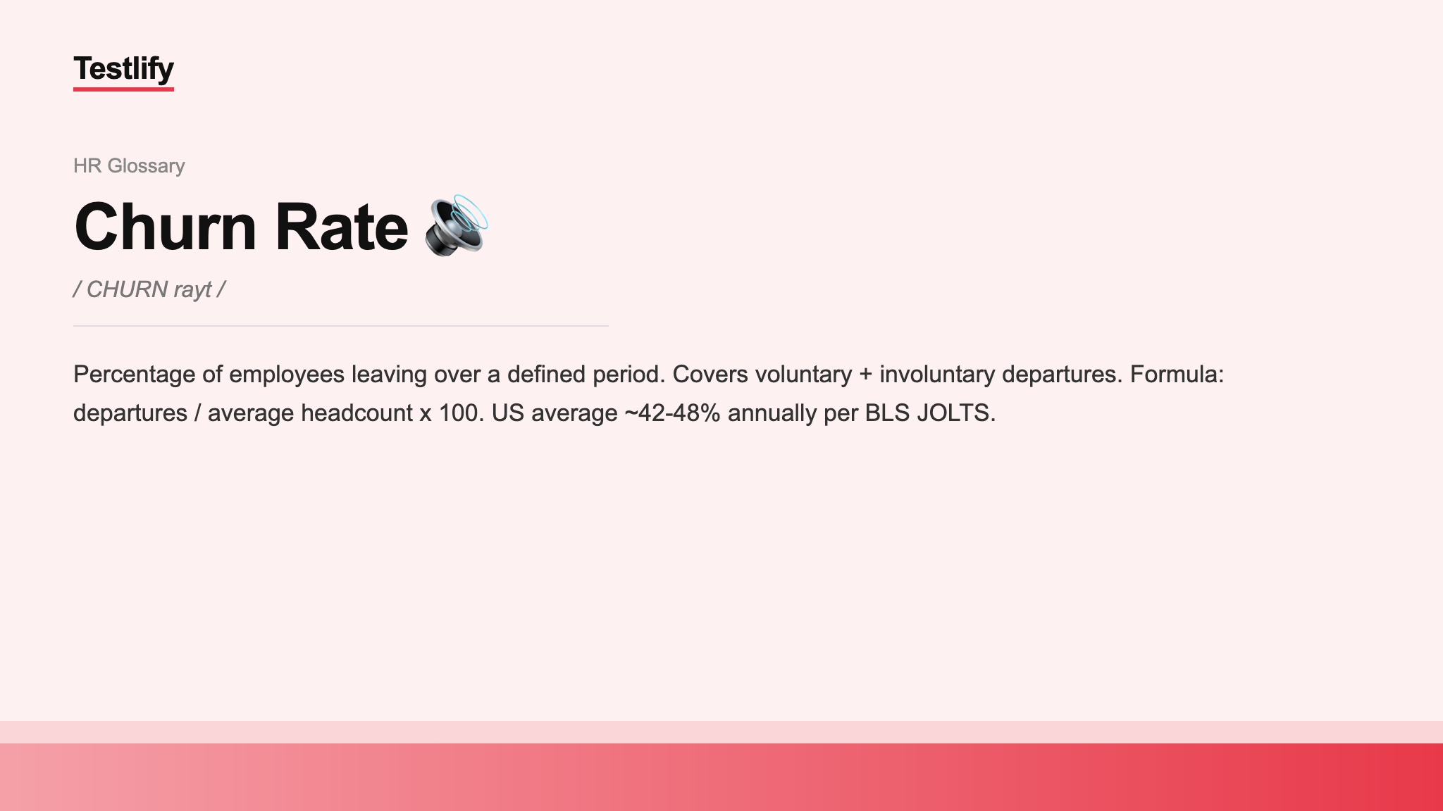 Image showing the meaning of Churn Rate