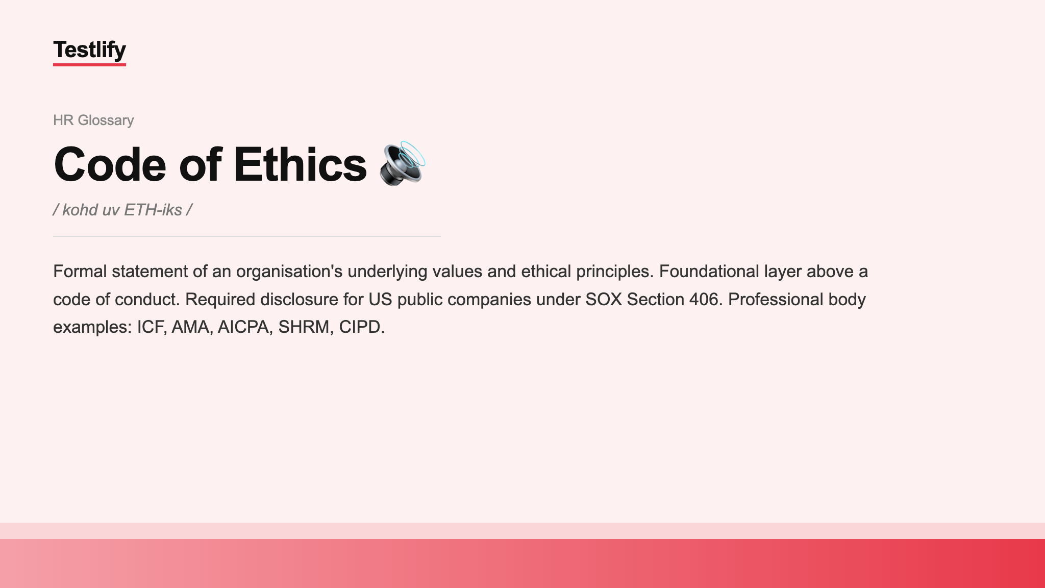 Image showing the meaning of Code of Ethics