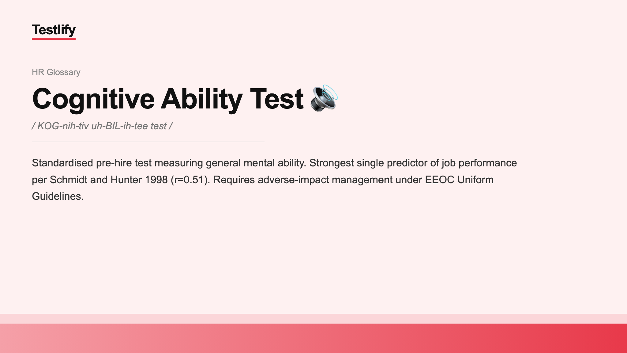 Image showing the meaning of Cognitive Ability Test