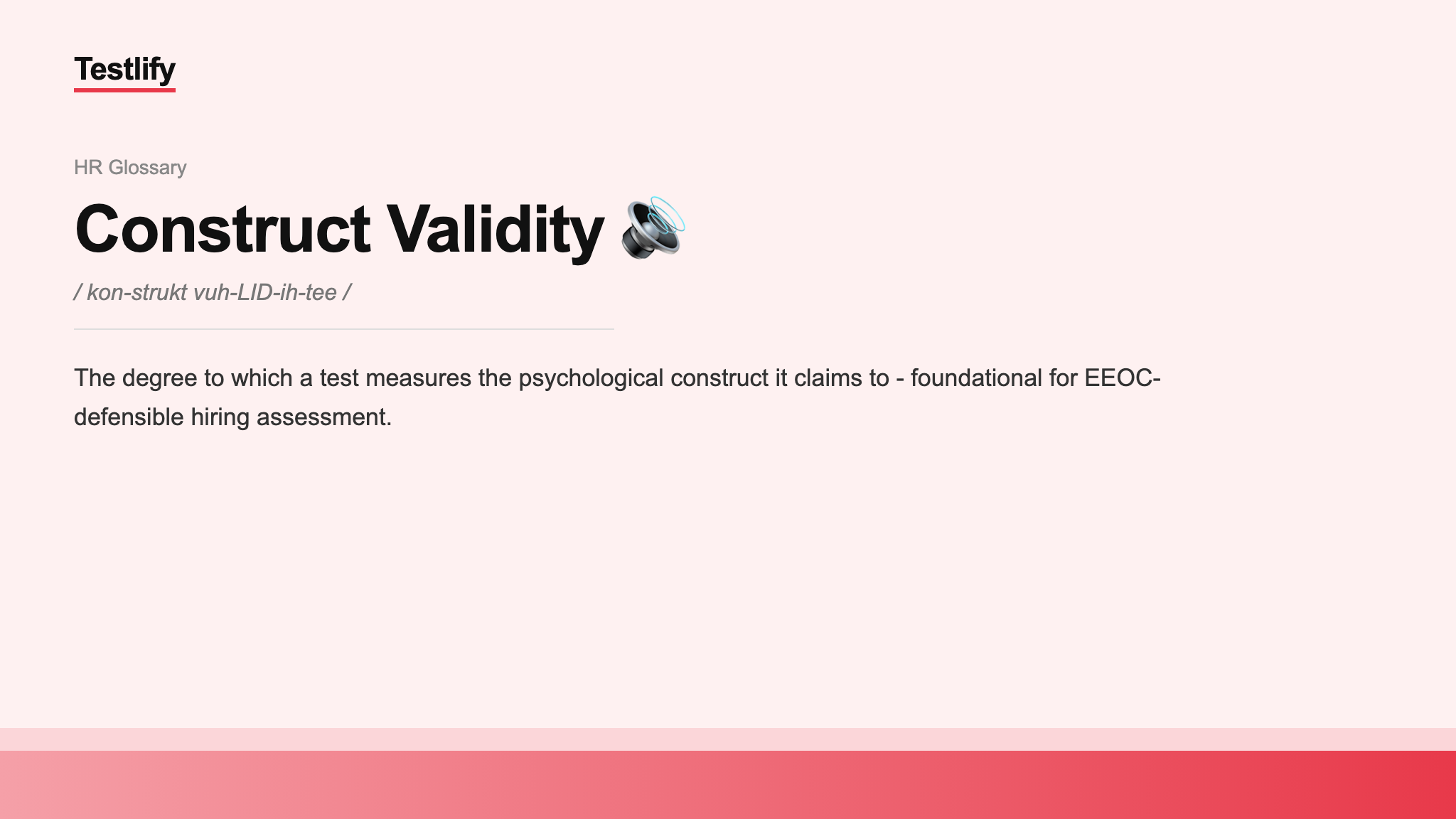 Image showing the meaning of Construct Validity