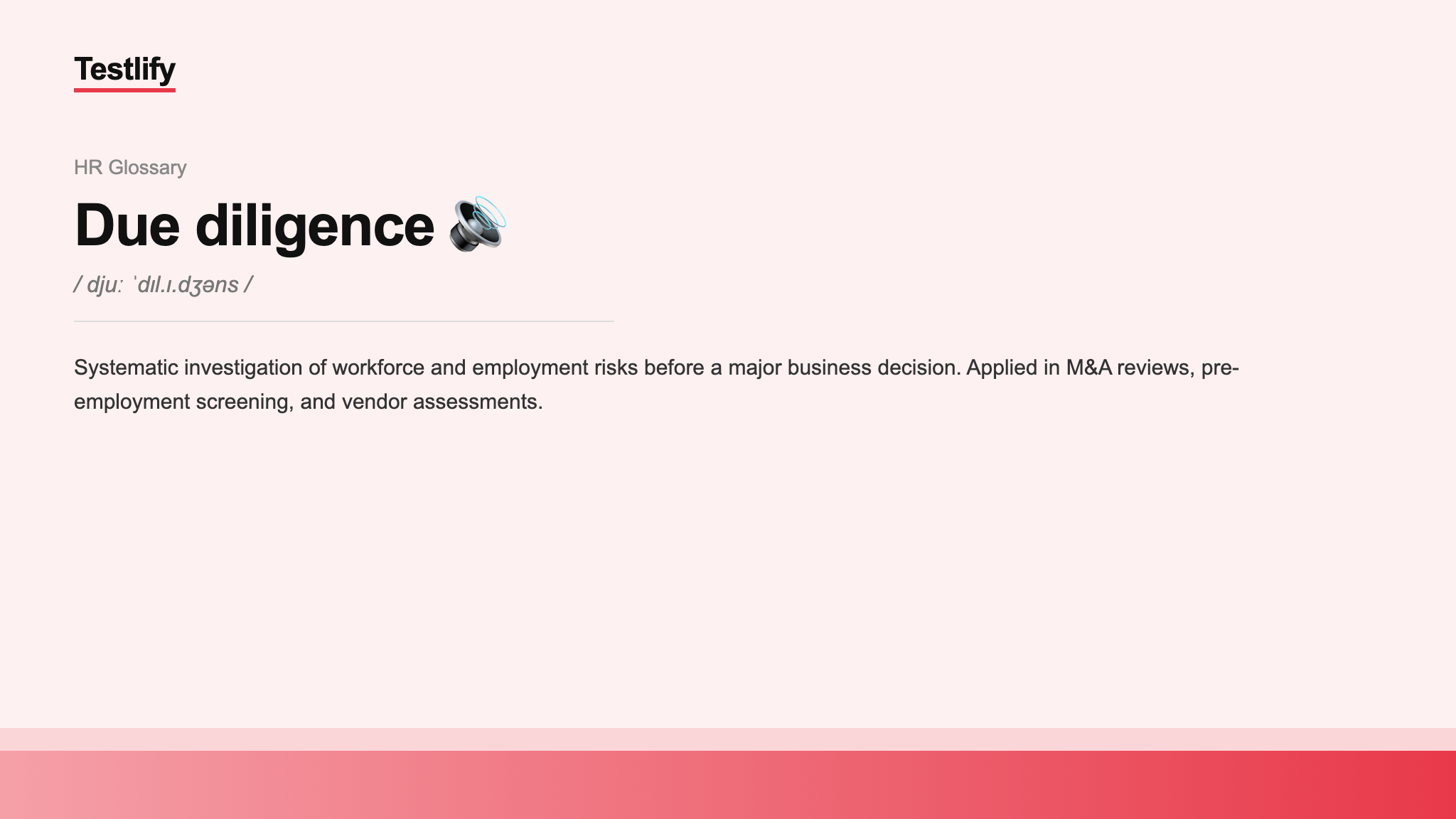 Image showing the meaning of due diligence