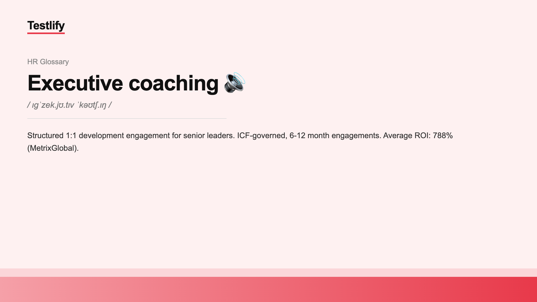 Image showing the meaning of executive coaching