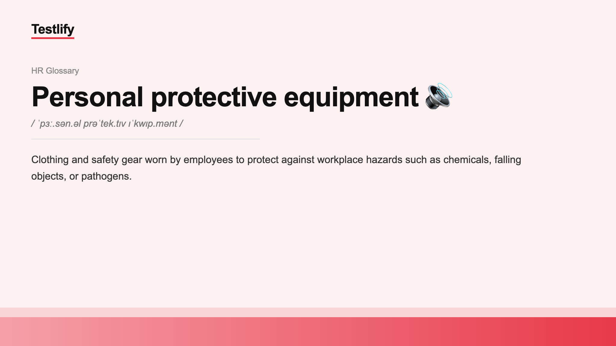 Image showing the meaning of Personal protective equipment (PPE)