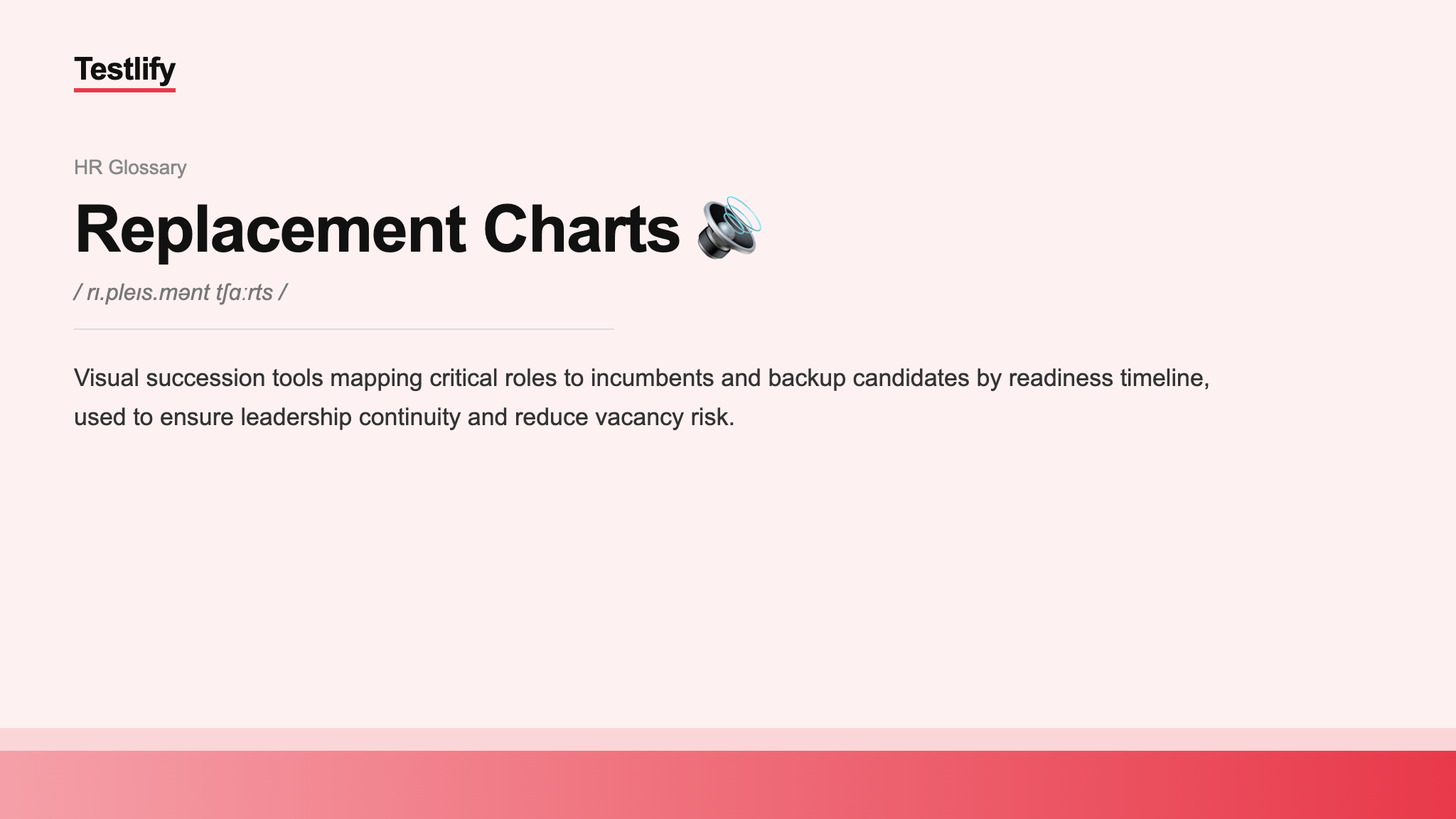 Image showing the meaning of Replacement Charts