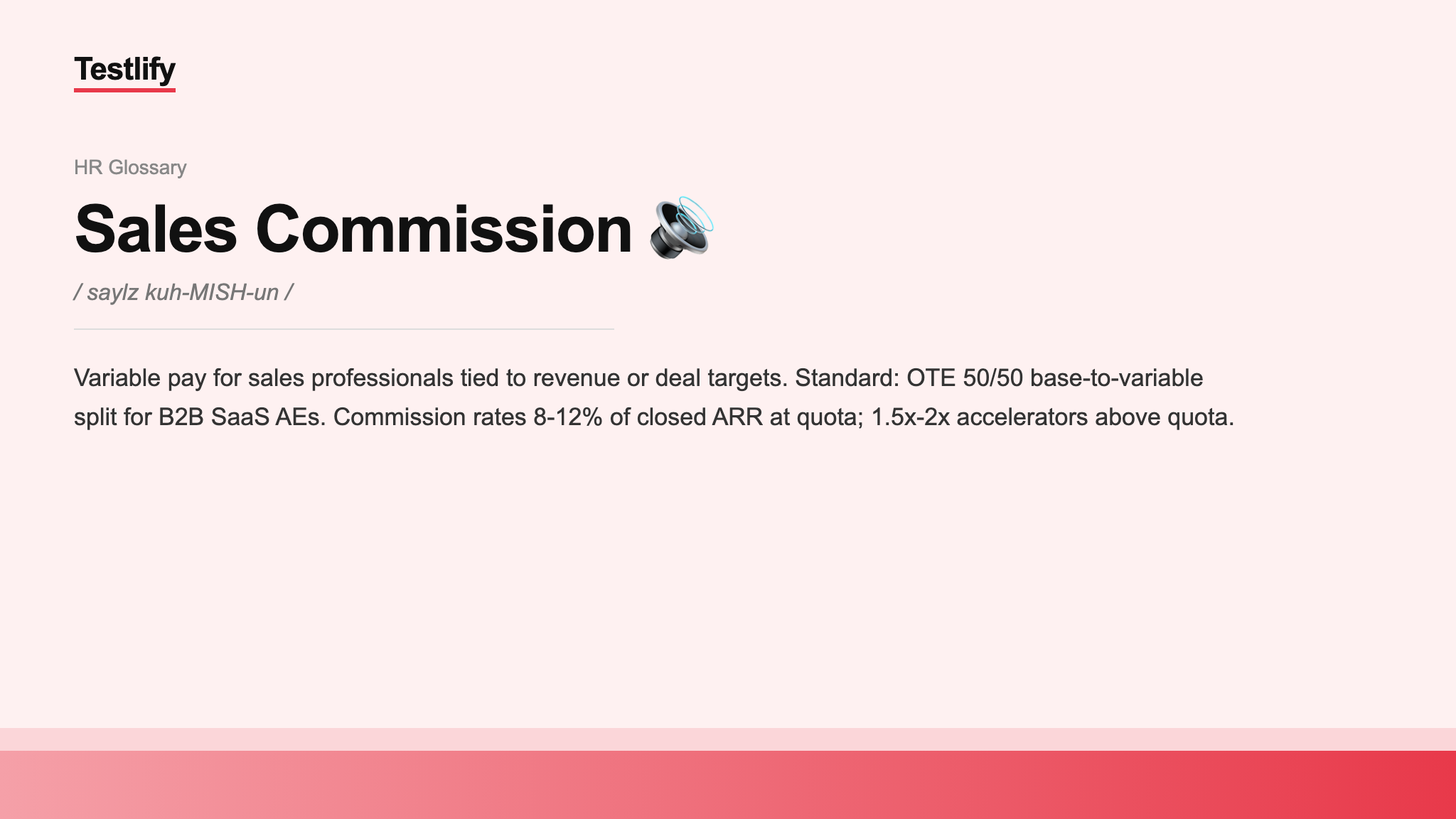 Image showing the meaning of Sales Commission