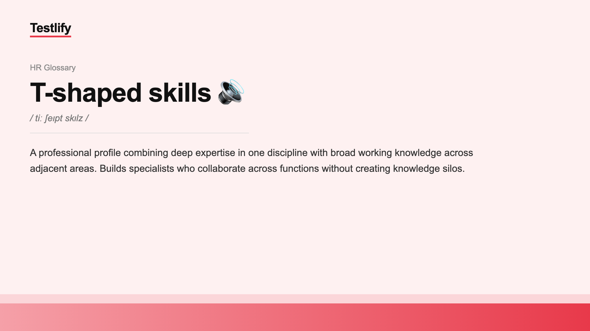 Image showing the meaning of t-shaped skills