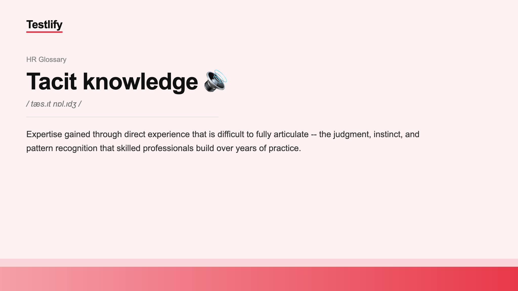 Image showing the meaning of tacit knowledge