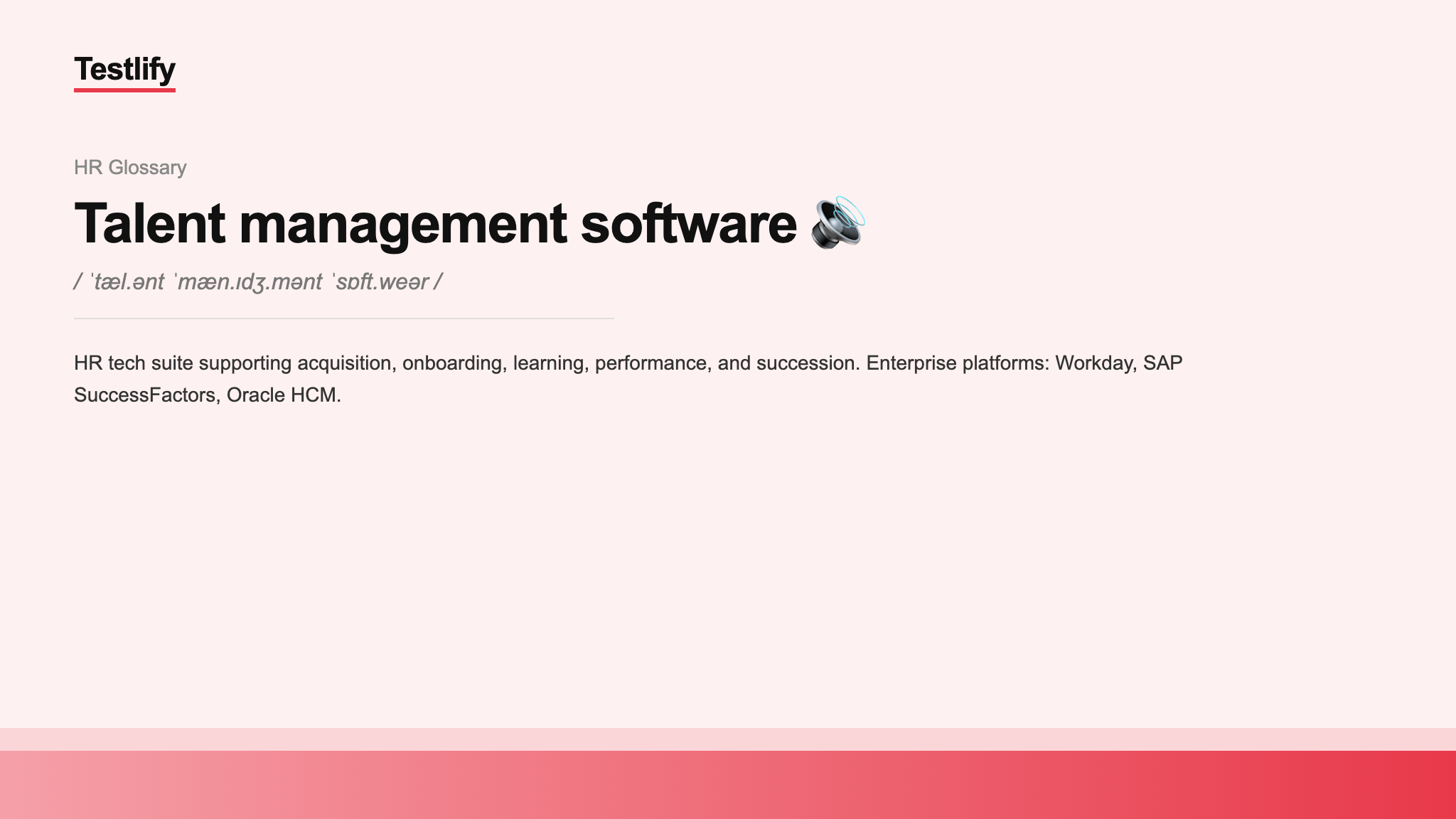 Image showing the meaning of talent management software