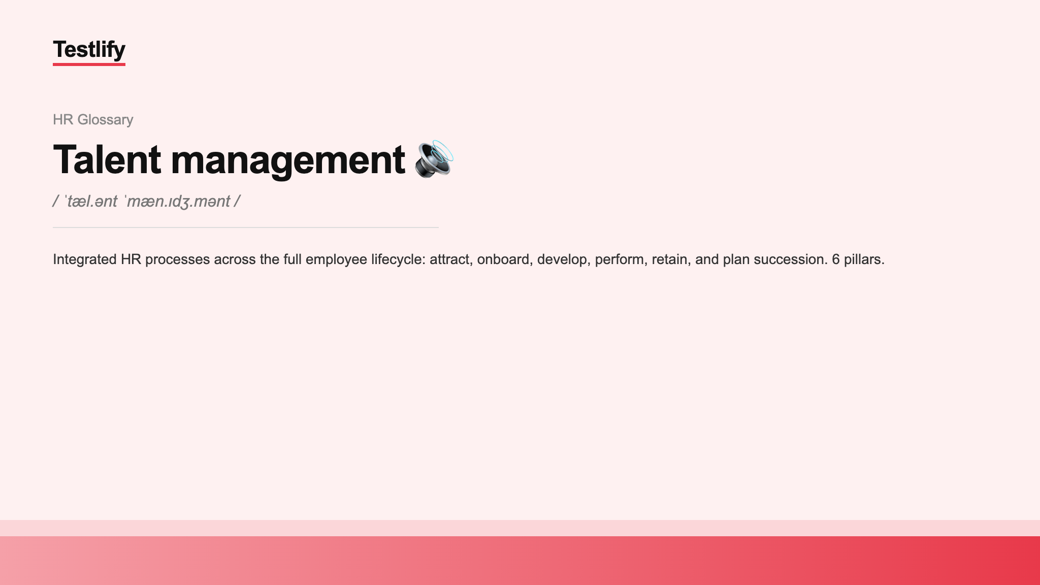 Image showing the meaning of talent management