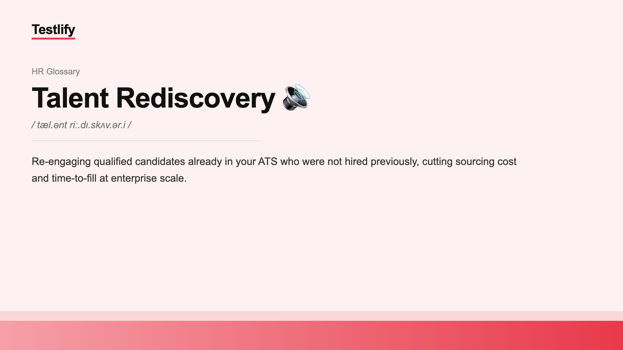 Image showing the meaning of Talent Rediscovery