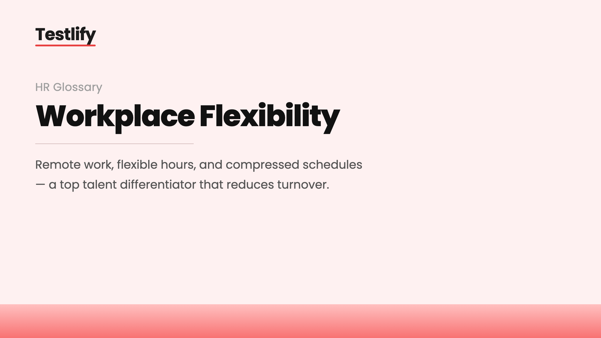Image showing the meaning of workplace flexibility