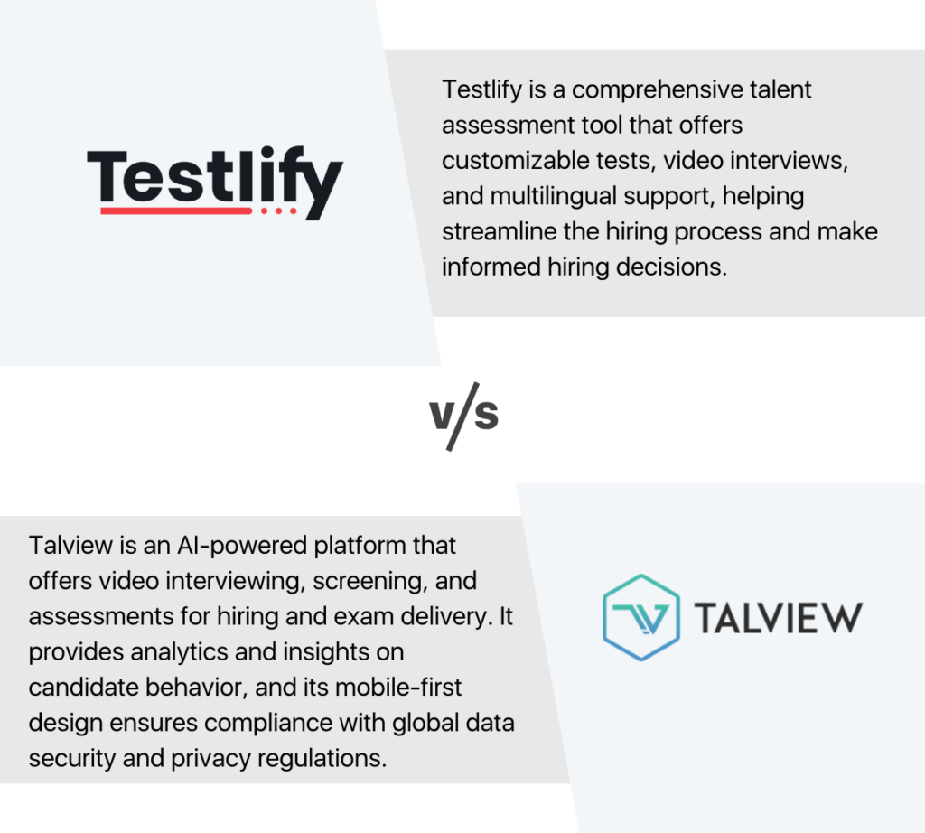 Testlify vs Talview