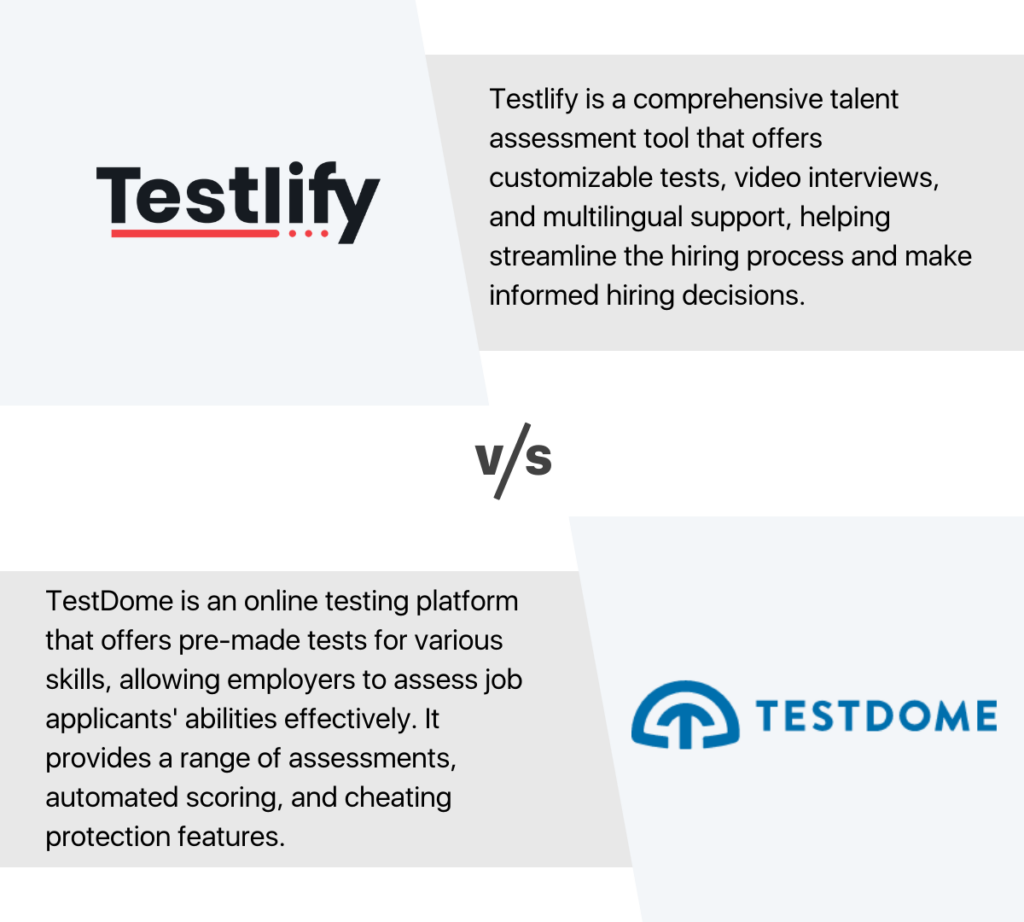 Testlify vs TestDome