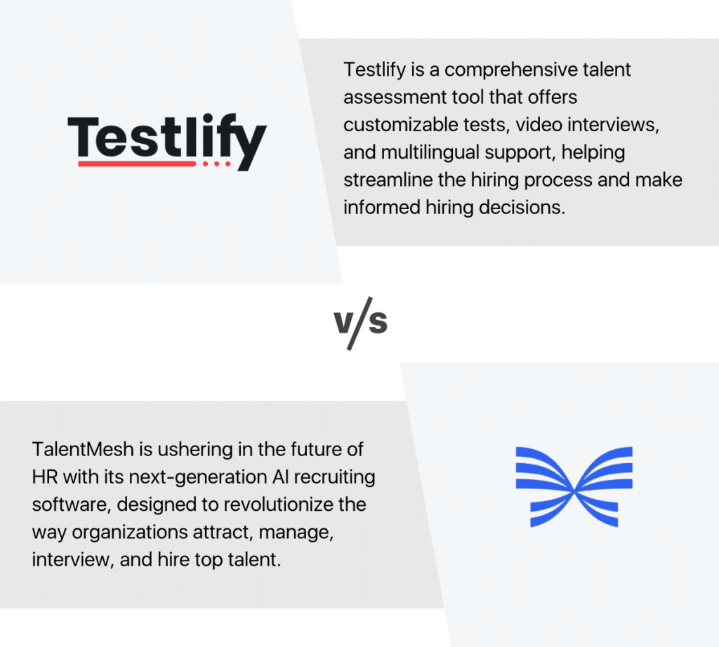 Testlify vs TalentMesh 2023 comparison