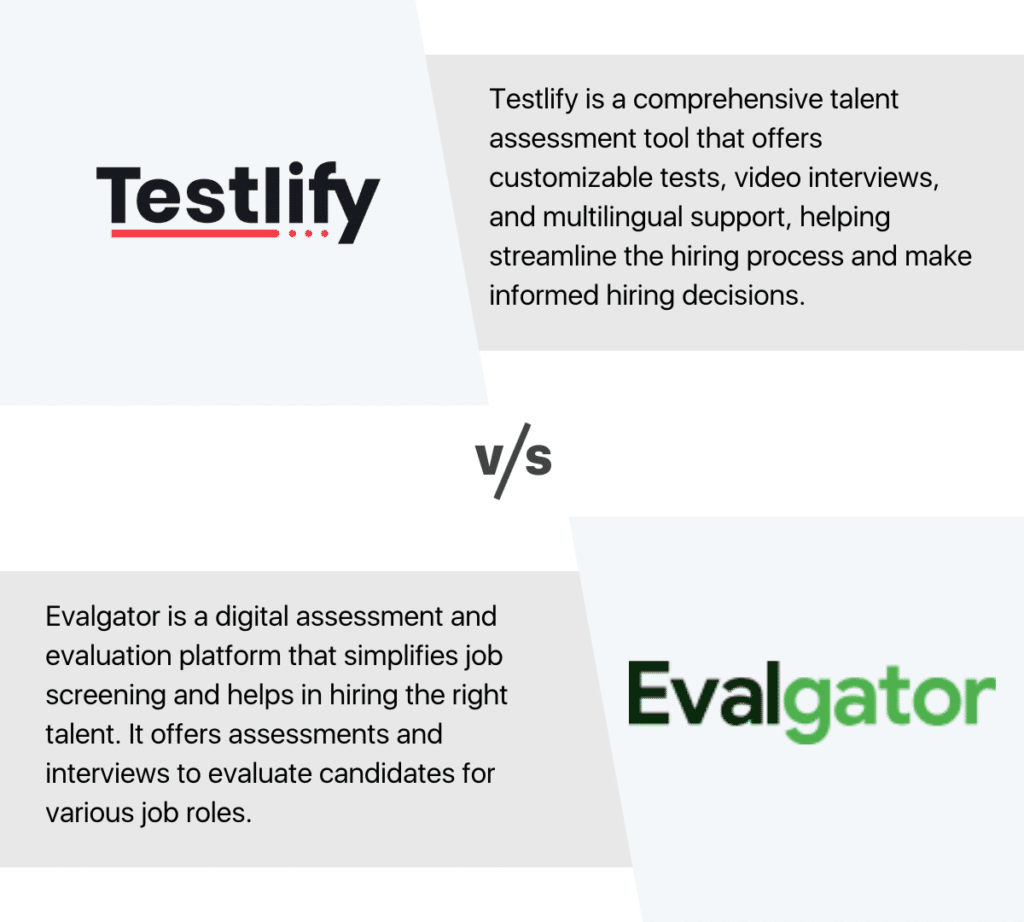 Testlify vs evalgator