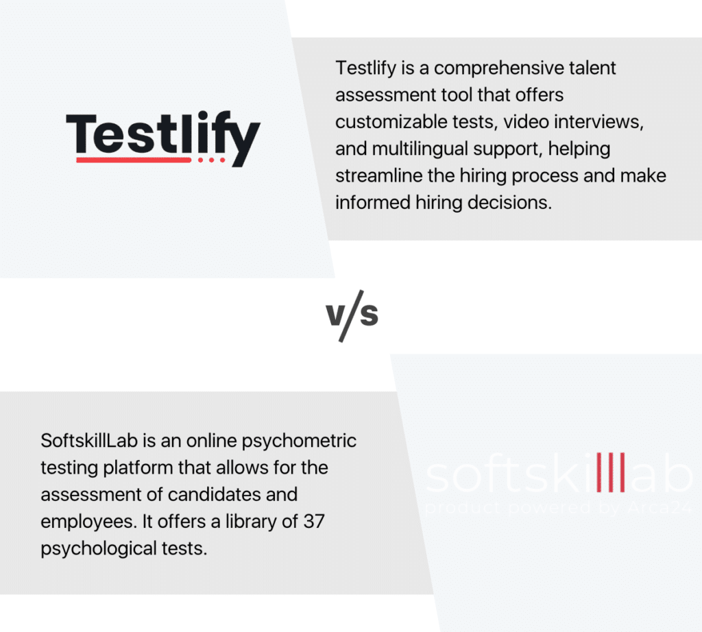 Testlify vs SoftSkillLab