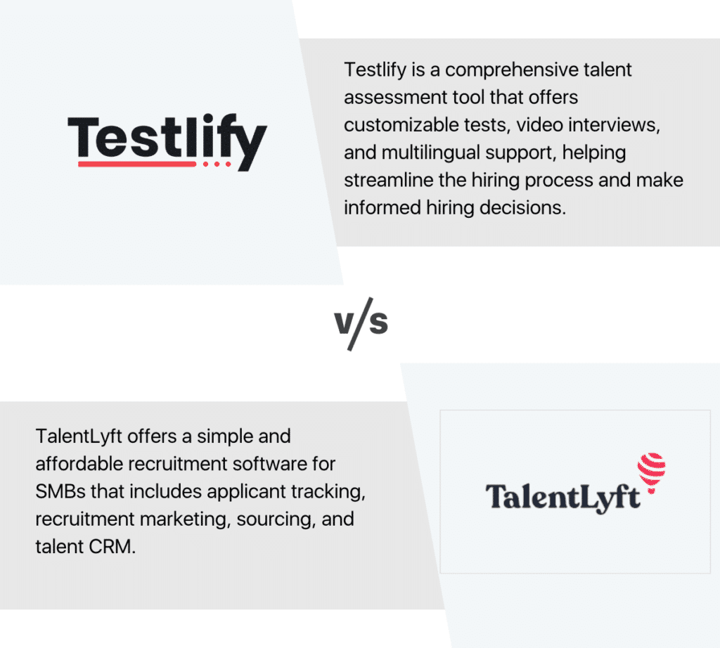 Testlify vs TalentLyft 2023 comparison