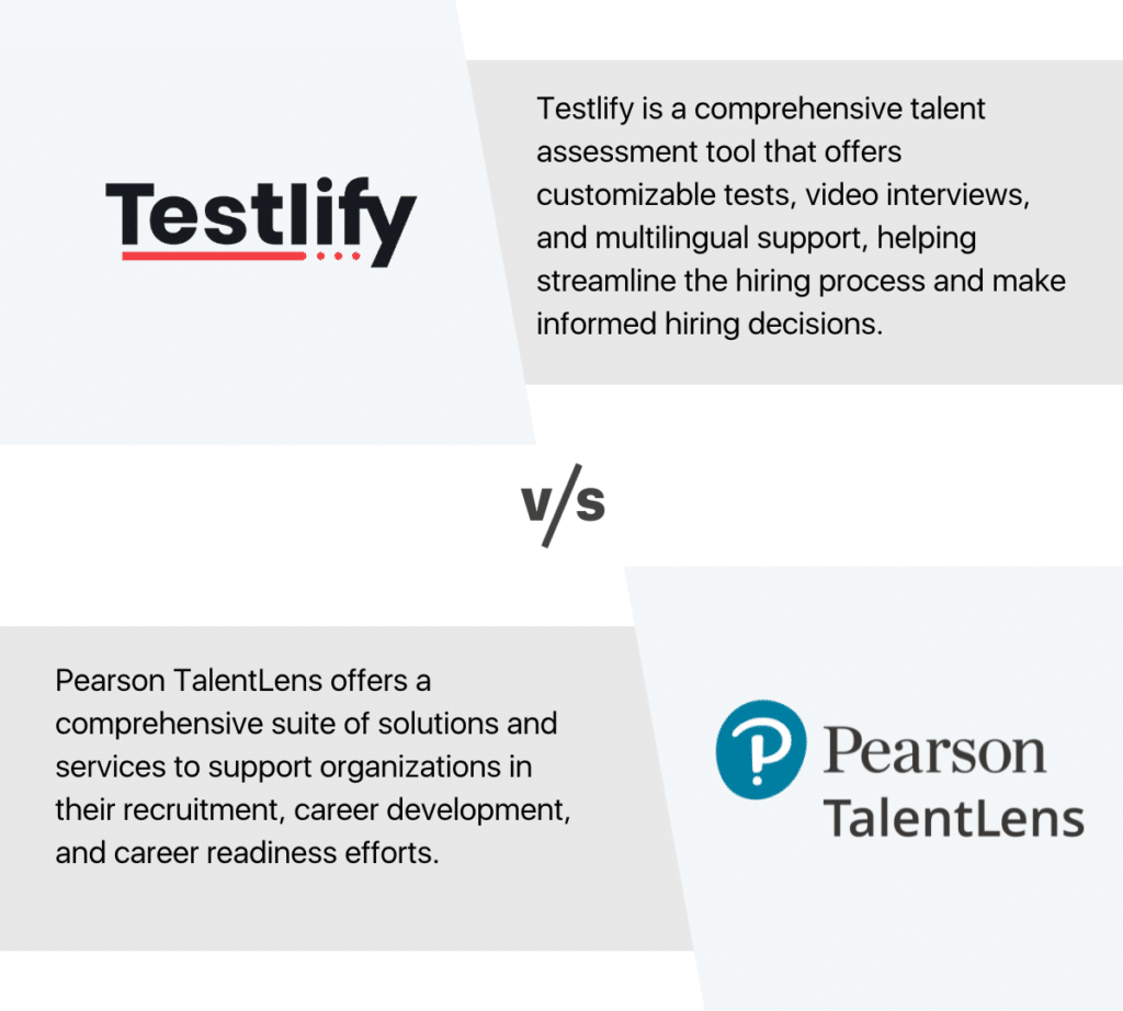 Testlify vs Talentlens 2023 comparison