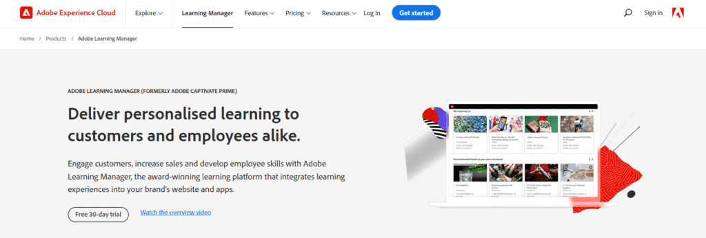 Adobe learning manager