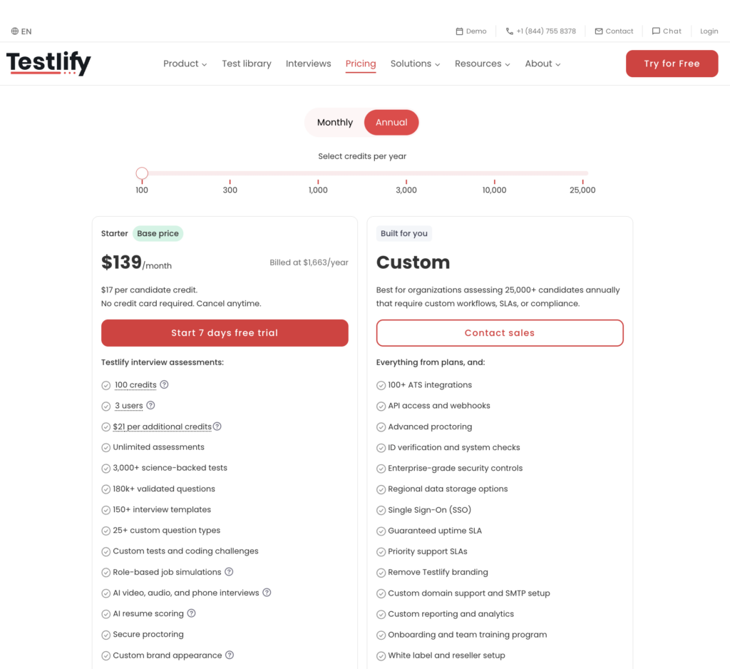 Testlify pricing updated