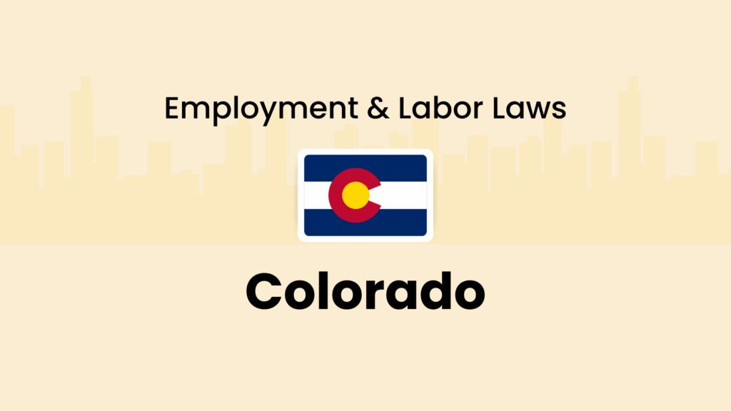 Colorado employment and labor laws