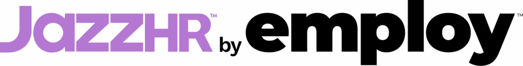 JazzHR Employ Logo Horizontal Purple Black