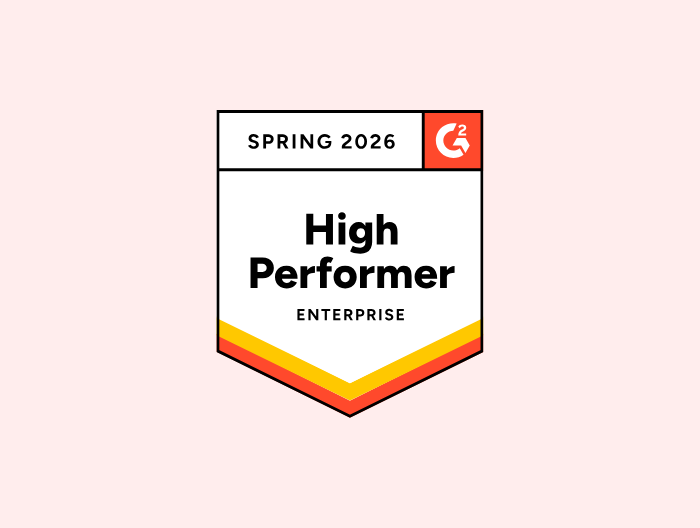 Testlify High Performer Enterprise G2 2026 Badge
